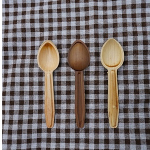 Cuchara de hoja de palma Areca vietnamita desechable, vajilla compostable para el almuerzo, acampar al aire libre, Loto Azul, Ms Amelia + 84855014447 - Product Image 3