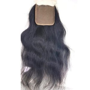 วิกต่อผมมนุษย์แบบอินเดียเรมี่ปิดผมเป็นลอนคู่สีดำธรรมชาติ - Product Image 1