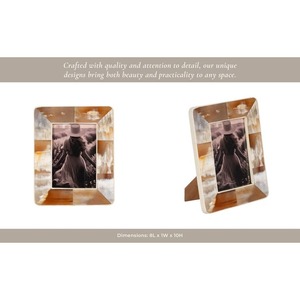 Marco de cuerno único para fotos hechas por artesanos con habilidades de artesanía de herencia ideal para diseñadores de interiores y coleccionistas por igual - Product Image 5