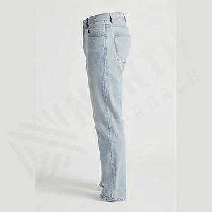 Men's Slim Fit Denim Pants Casual Fashionable Design Durable <b>Elastic</b> Washed <b>Jeans</b> Customized Color Streetwear Trousers Wholesale - Product Image 3