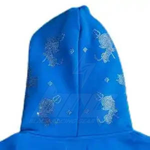 Vente en gros Sweats à capuche respirants en coton mélangé pour hommes derniers styles de sweats à capuche personnalisés de couleur personnalisée - Product Image 6