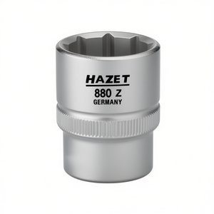 Hazet 3/8'' <b>12</b>-<b>Point</b> Square <b>Socket</b> with Traction Profile and Knurling - Product Image 2