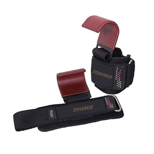 Crochets et sangles de poignet d'haltérophilie en néoprène unisexe de haute qualité pour les tractions et l'haltérophilie de puissance - Product Image 3