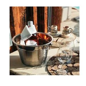 Top Trending Classic Style Wine Cooler Bucket Flat Bottom Design Customized Size <b>Shape</b> <b>Colour</b> Uses In Home Bar Party - Product Image 5