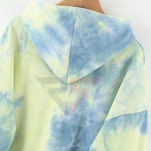 Faites votre propre marque Design personnalisé, Logo, Couleur Dernier Style Tie Dye Imprimé Femmes Hoodies - Product Image 4
