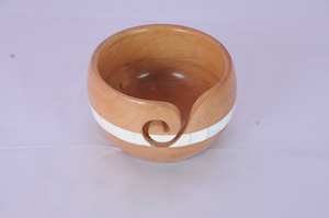 Bol en fil de hêtre vapeur avec nacre incrustée avec aiguille à tricoter gratuite et crochet crochet - Product Image 6