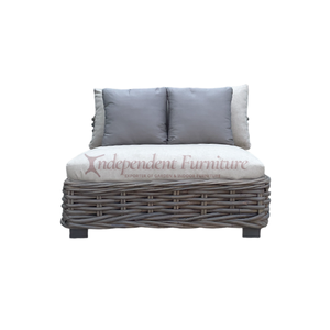 Modern New Grey Rattan Sofa <b>Set</b> with Cushion for Outdoor Patio Hotels Living Rooms Apartments Villas - Product Image 3