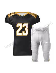 Uniforme de fútbol americano bordado personalizado de alta calidad uniforme de fútbol americano transpirable de gran tamaño cosido - Product Image 4