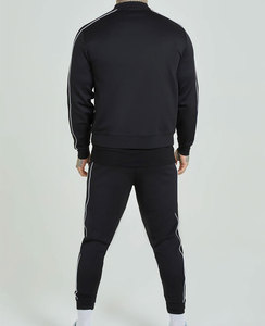 Ensemble de jogging en coton de haute qualité, coupe ajustée, survêtement pour hommes, survêtements en coton respirant pour hommes avec fermeture éclair - Product Image 2