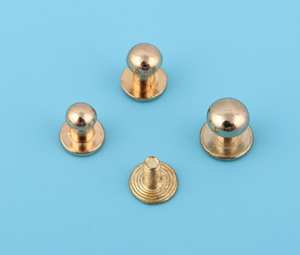 5mm/6mm/7mm métal vis Rivets métal vis connecteur tête ronde vis arrière Rivet goujons bouton vis arrière goujon sac à main matériel - Product Image 4
