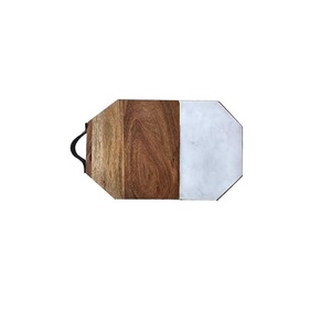 เขียงไม้สับทรงกลมเคลือบสำหรับเครื่องครัวอุปกรณ์บนโต๊ะอาหารเขียง - Product Image 2