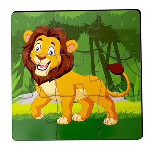 High quality wholesale 4 set wood animal jigsaw <b>puzzle</b> oem odm customisable educational toys <b>for</b> <b>toddlers</b> kids learning gift - Product Image 2