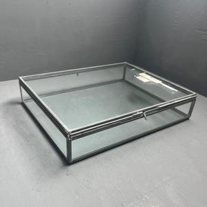 Boîte à bijoux décorative + cadre photo en fer et verre/miroir utilisé pour la présentation et le rangement de bijoux, fournisseur d'Inde - Product Image 1