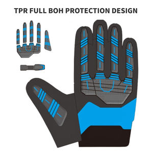 Guantes de Trabajo de Cuero Premium para Construcción y Trabajo Pesado, Guantes de Seguridad de Cuero Vacuno para Uso Industrial y en Almacenes - Product Image 5