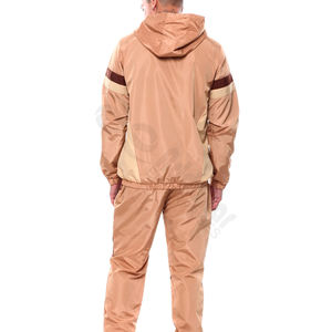 Nouvel ensemble de jogging élégant et personnalisé pour homme, 100 % coton, deux pièces, veste coupe-vent et short, idéal pour l'hiver - Product Image 5