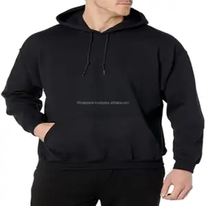 Hanes Ultimate Sweatshirt à capuche en coton épais pour homme, anthracite chiné, grand