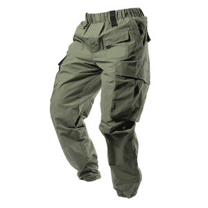 Pantalones Cargo Jogger para Hombre, Ultra Suaves, de Algodón Elástico, Casuales, Transpirables, Ecológicos, Corte Holgado, Diseño Moderno, Logotipo Personalizado - Product Image 2
