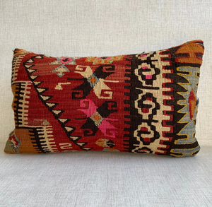 Kilim Pillow16x24 Turc Kilim Oreiller, Jeter Vintage Kilim Oreiller, Canapé Coussin, Tribal Home Decor, Housse de Coussin - Product Image 3