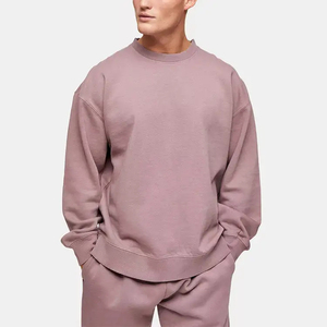 2025 New High Quality 100% Cotton Fleece Tracksuit <b>Set</b> for Men Custom Size <b>Colour</b> Plus Size Option for Winter Printed Technics - Product Image 1