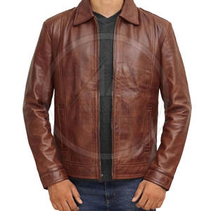 Chaqueta de Cuero para Hombre Resistente al Viento, de Alta Calidad, en Oferta, con el Mejor Diseño, Ropa Masculina con Chaquetas Competitivas - Product Image 4