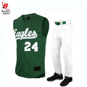 Plain 100 Polyester Baseball Jersey Sublimation Unisex Baseball Uniform Team Wear - Product Image 2