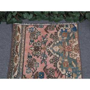 พรมวินเทจขนาดเล็ก, พรมตุรกีขนาด 1.9x3.4 ฟุต, พรมขนสัตว์สีแดง - Product Image 3