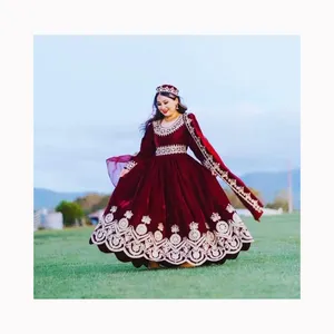 Винтажная Этническая одежда Banjara Kuchi-винтажное традиционное платье Kutchi-винтажное цыганское афганское платье ручной работы Kuchi