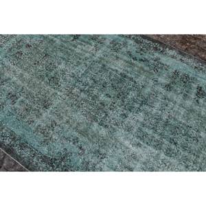 Tapis turc Vintage vert classique 5.7 X 9.7ft grande surface laine Patchwork Rectangle motif abstrait pour couloir chambre tapis Latex - Product Image 5