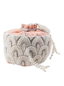 กระเป๋า Potli Batua สําหรับเจ้าสาวชาติพันธุ์ ออกแบบด้วยมือ | กระเป๋า Potli ราตรี ดีไซน์เนอร์ กระเป๋าคลัทช์วินเทจที่ดีที่สุด - Product Image 5