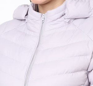2024 mode en plein air femmes doudoune respirant doudoune imperméable respirant Polyester Nylon denim veste - Product Image 3