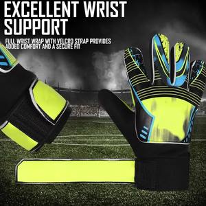 GUANTES DE PORTERO PROFESIONAL DE FÚTBOL PRODUCTOS DEPORTIVOS DE ALTA CALIDAD ADULTO HOMBRE CUERO LATEX LOGO FINGER PCS - Product Image 4