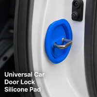 Couvre-loquet de porte de voiture en caoutchouc souple, ajustement universel, protection de serrure de porte, réduction du bruit, anti-collision, accessoire intérieur