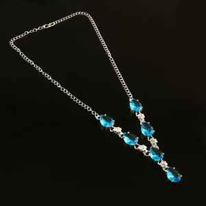 Colliers ras du cou haut de gamme faits à la main pour femmes chrétiennes, en argent tibétain, perle de poire, goutte d'eau, haute couture - Product Image 3