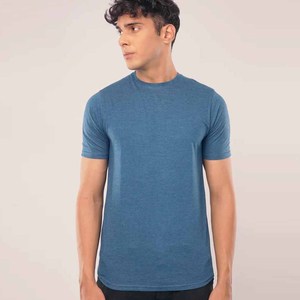 T-shirts à col rond coupe régulière doux en trois mélanges - Product Image 3