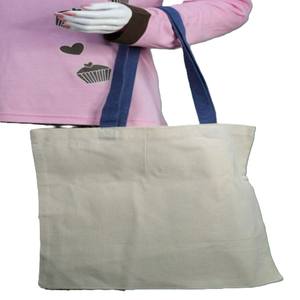 Sac fourre-tout en toile de coton écologique pliable à grande capacité personnalisé Fermeture à glissière Design multi-style pour un usage quotidien - Product Image 5