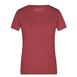 T-shirt personnalisé pour femmes en tissu heather pour le merchandising, t-shirts promotionnels - Product Image 2