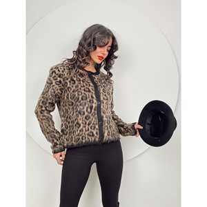 Cárdigan Informal de Punto con Estampado de Leopardo para Otoño-5017 - Product Image 6