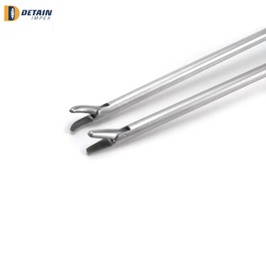 Soporte de aguja laparoscópica para uso quirúrgico, mandíbula recta y curvada, Kit de Cirugía de 5mm y 330mm de longitud, soporte de aguja de tijera quirúrgica - Product Image 5