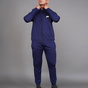 Chándales de invierno de talla grande para hombre de algodón 100%, diseño personalizado, patrón sólido transpirable, etiqueta privada de alta calidad, venta al por mayor - Product Image 3