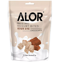 Alor Gefreeze-droogde Yoghurtballetjes Chocoladechips 15g Kindersnack