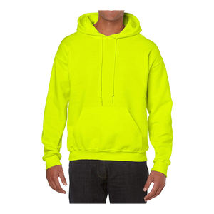 Streetwear surdimensionné pour hommes, 100% coton, sweat à capuche brodé, impression numérique, pull teint en plaine pour l'hiver - Product Image 3