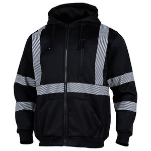 Chaqueta DE SEGURIDAD aislada de alta visibilidad para el trabajo de invierno y la visibilidad nocturna Chaqueta de seguridad ligera con impresión de logotipo personalizado - Product Image 2