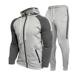 ชุดแทร็กกีฬาฤดูหนาวของผู้ชายชุดติดตามซิปไนลอนลายทึบพร้อมโลโก้ตามสั่ง100% - Product Image 3