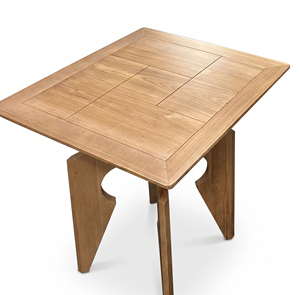 Table basse rectangulaire moderne en chêne massif pour salon, mobilier de maison avec garantie de 3 ans, hôtel, appartement, villa, meubles MT - Product Image 6