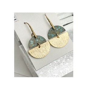 2026 Small Brass Jewelry Manufacturers in New Jersey Brass Earring high quality <b>artificial</b> <b>stone</b> Handmade Brass Earrings Design - Product Image 2