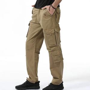 Pantalon cargo pour homme, arrivée hiver 2024, couleur personnalisée, grandes poches, taille élastique, Cordura, devant plat, bouton, séchage rapide - Product Image 3