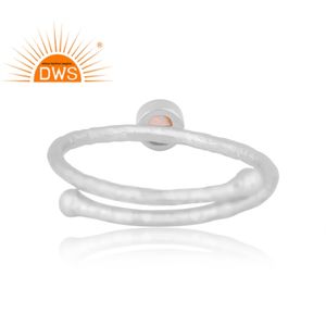 Best selling fine sterling <b>silver</b> natural Ethiopian <b>Opal</b> gemstone stackable <b>ring</b> custom jewelry manufacturer - Product Image 4