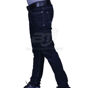 กางเกงยีนส์สีพื้นสำหรับผู้ชายกางเกงซักได้สำหรับกลางแจ้งสไตล์ใหม่ - Product Image 2