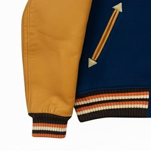 Veste universitaire pour homme de haute qualité, personnalisée, taille adulte et junior, broderie chenille, logo sur le devant, nouvelle mode, manches longues - Product Image 3