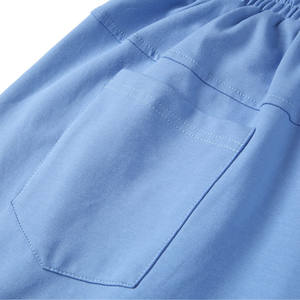 Pantalones cortos deportivos informales de mezcla de algodón con logotipo personalizado al por mayor de fábrica de alta calidad para correr, entrenamiento, gimnasio, entrenamiento para hombres - Product Image 5